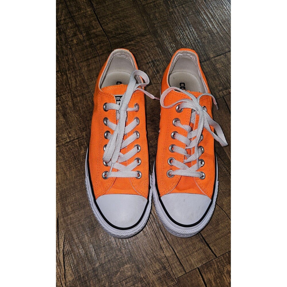 Neon Orange Converse